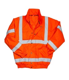WR023 Warrior Tulsa Hi-Vis Bomber Jacket