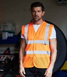 YK104 Yoko Top Cool Open Mesh Waistcoat
