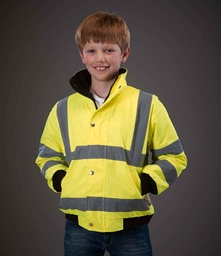 YK200B Yoko Kids Hi-Vis Bomber Jacket