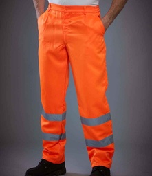 YK300 Yoko Hi-Vis Poly/Cotton Work Trousers