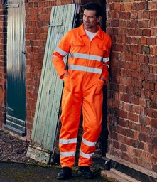 YK303 Yoko Hi-Vis Poly/Cotton Coverall