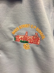 Rhos Street CP School Polo Shirt up to 13yrs