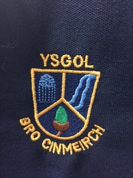 Ysgol Bro Cinmeirch Polo Shirt (Navy/White)