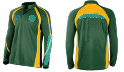 Brynhyfryd Winter Bottle Green/Amber Reversible Top – Senior(£30.40 INC VAT)