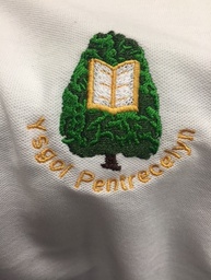 Ysgol Pentrecelyn Polo Shirt White