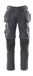 MASCOT® Almada Black 06231-010 YOUNG Trousers with holster pockets