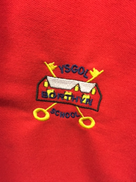 Ysgol Borthyn Polo Shirt Small/Medium (Red/White)