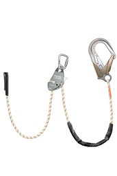 [LA02AS] PIRANHA adjustable l'yrd 2m, ANSI steel tri-act