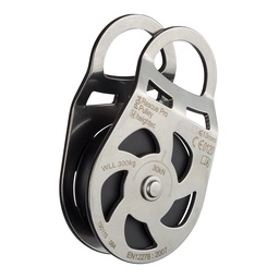 [P04] Pulley, rescue Pro, 5cm, stainless