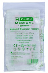 [CM0538-23 Waterproof Assorted Plasters] CM0538-23 Waterproof Assorted Plasters Bx 20