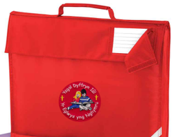 [Ysgol Dyffryn Ial Book Bag (QD51-Red)] Ysgol Dyffryn Ial Book Bag (QD51-Red) £8.39 inc VAT Inc Embroidery