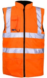 [Supertouch Hi-Vis Reversible Bodywarmer 36781-7] Supertouch Hi-Vis Reversible Bodywarmer 36781-7