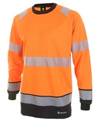 BSCNT05 - Beeswift Hi-Vis Two Tone L/S T-Shirt