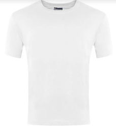 Ysgol Pant Pastynog PE T-Shirt White (3TC)